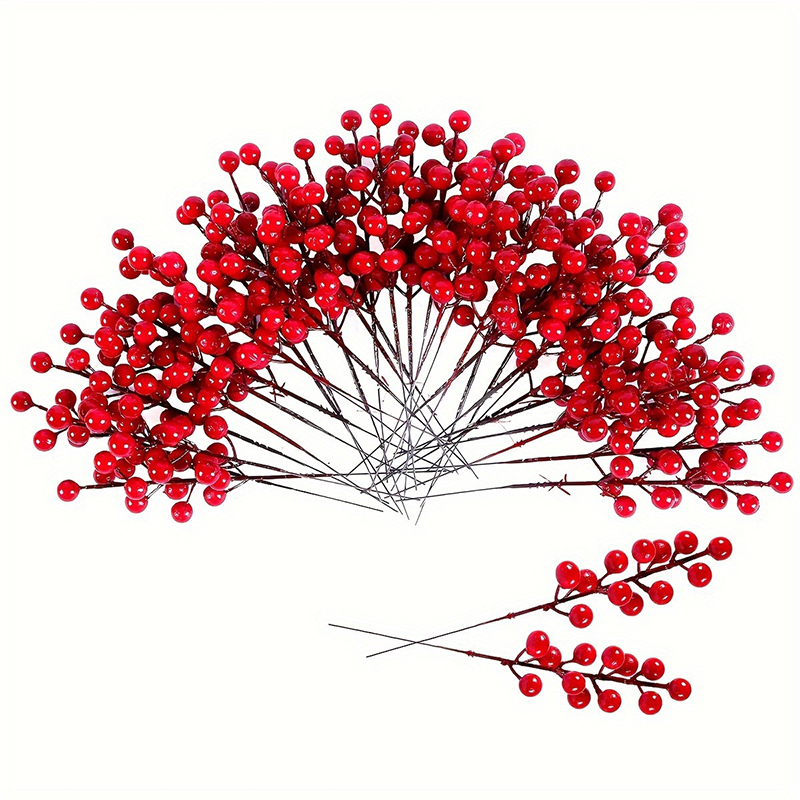 5/10/20Pcs Artificial Red Berr - Florist Supply Bulk recension och pris