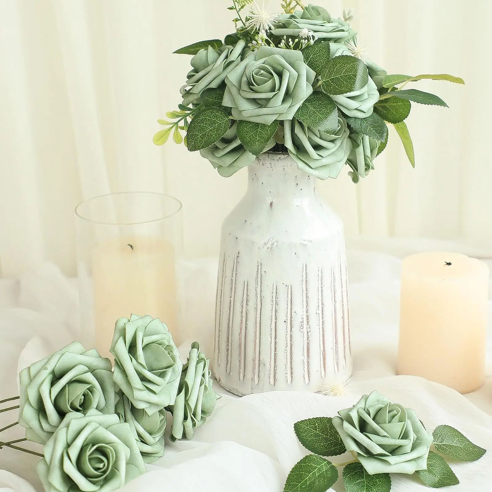 Artificial Flowers 25pcs Real  - Florist Supply Bulk recension och pris