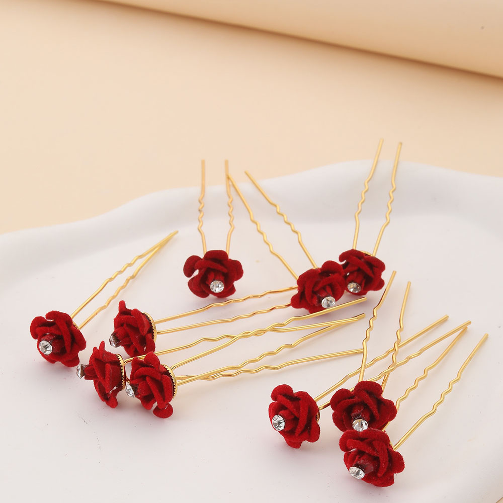 10Pcs Rose Hair Accessories We - Supply Florist recension och pris