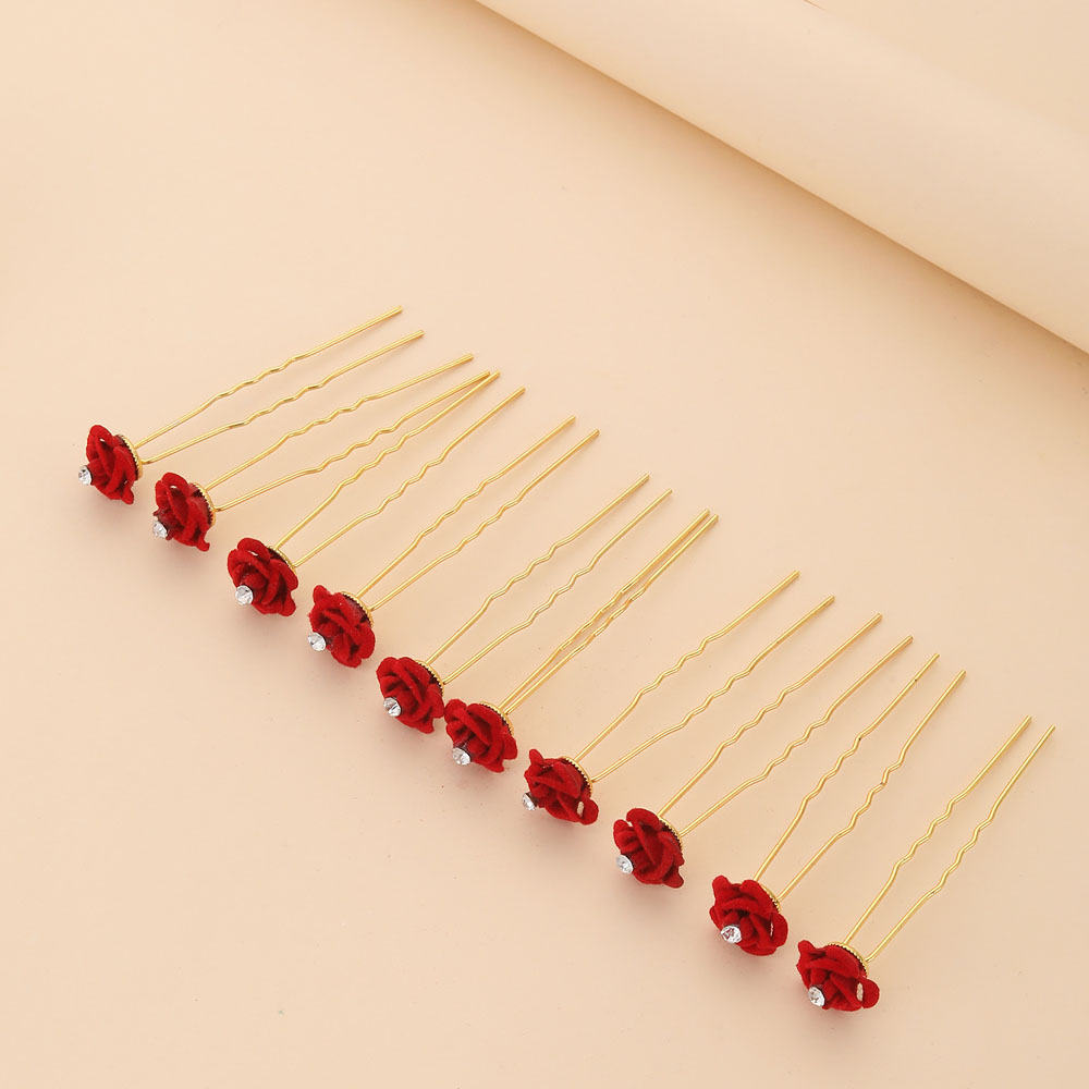 10Pcs Rose Hair Accessories We - Supply Florist recension och pris
