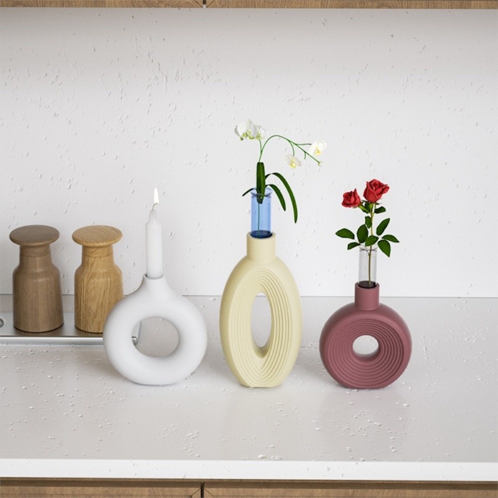 Oval Stripe Silicone Vase Mold - Florist Supply Vases recension och pris