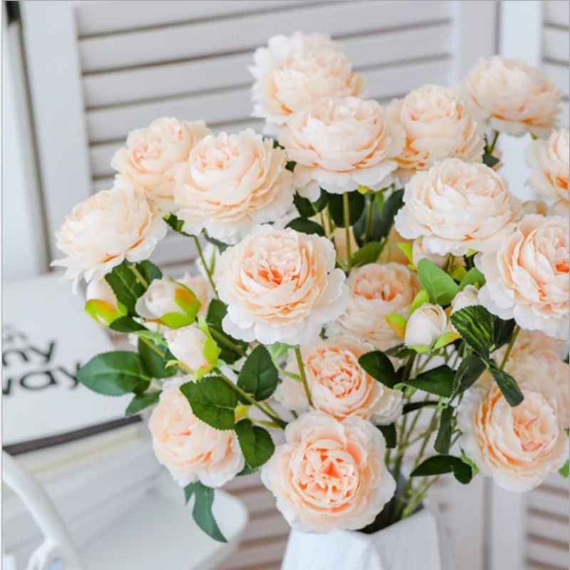 5/10pcs Long Stem Artificial R - Florist Supply Bulk recension och pris