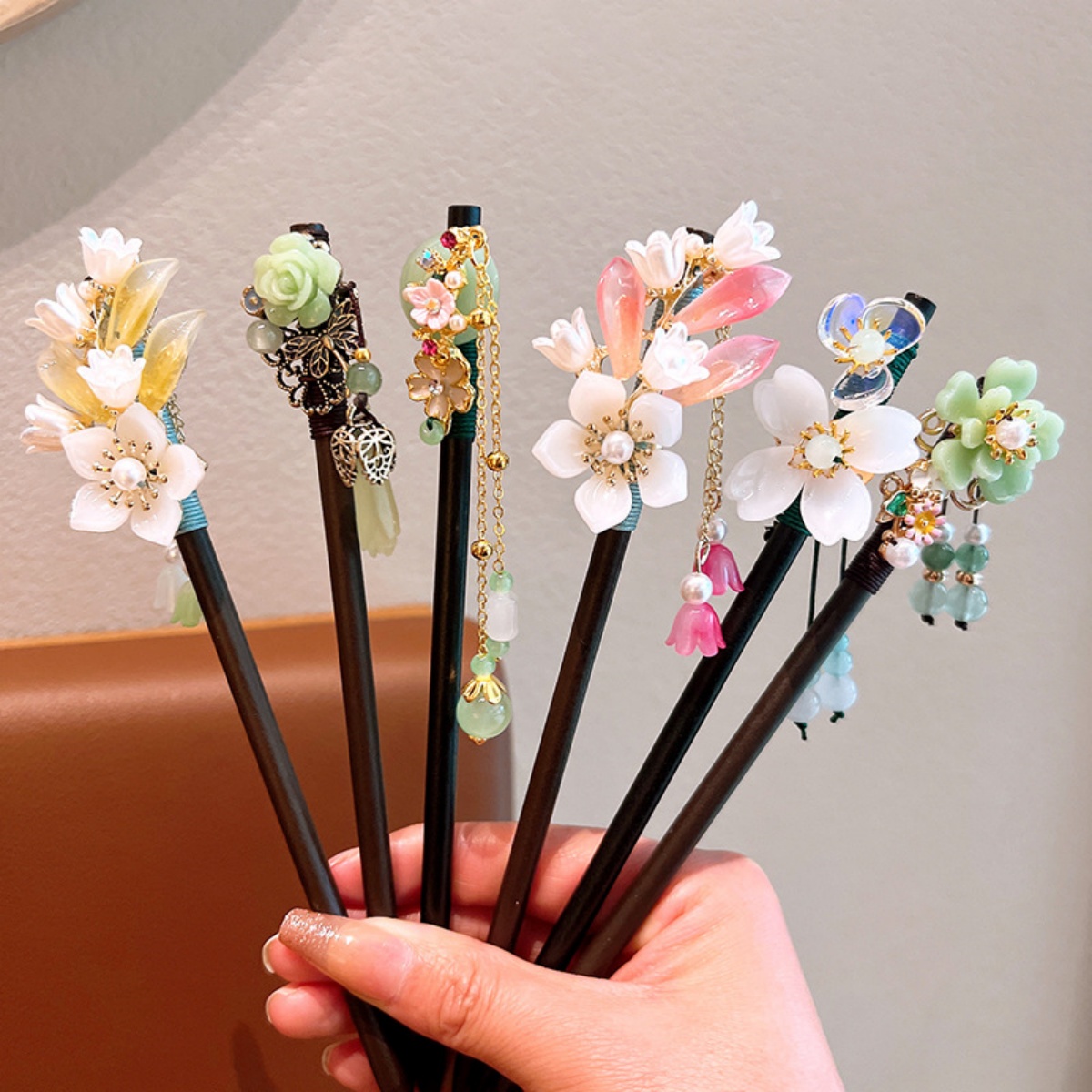 Exquisite Flower Tassel Wooden - Supply Florist recension och pris