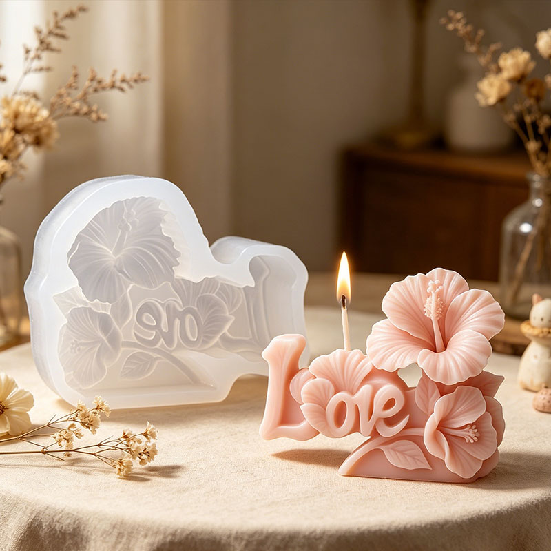 3D Flower Candle Silicone Mold - Florist Supply Vases recension och pris