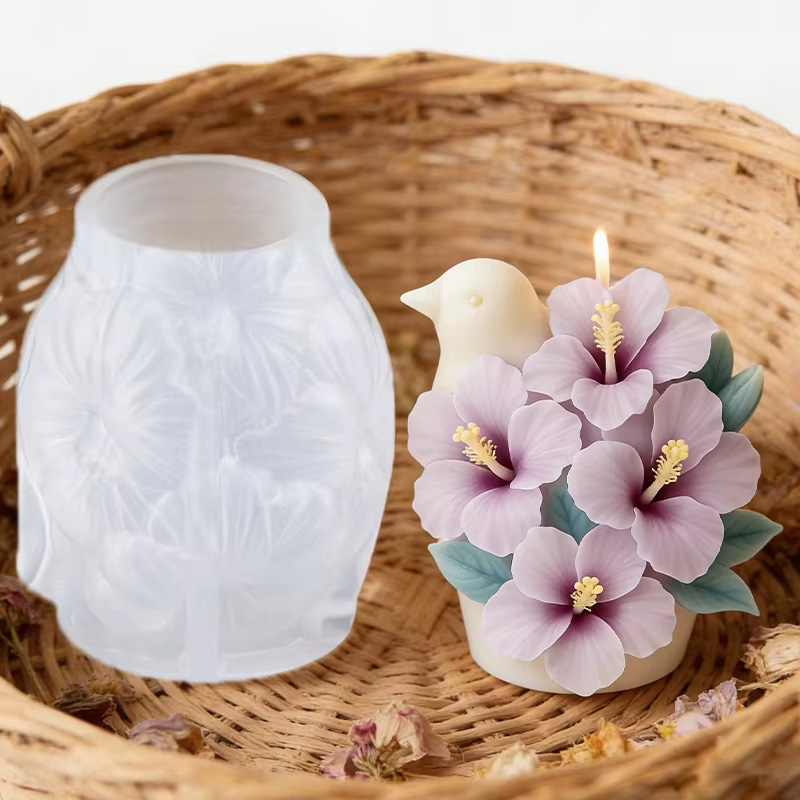 3D Flower Candle Silicone Mold - Florist Supply Vases recension och pris